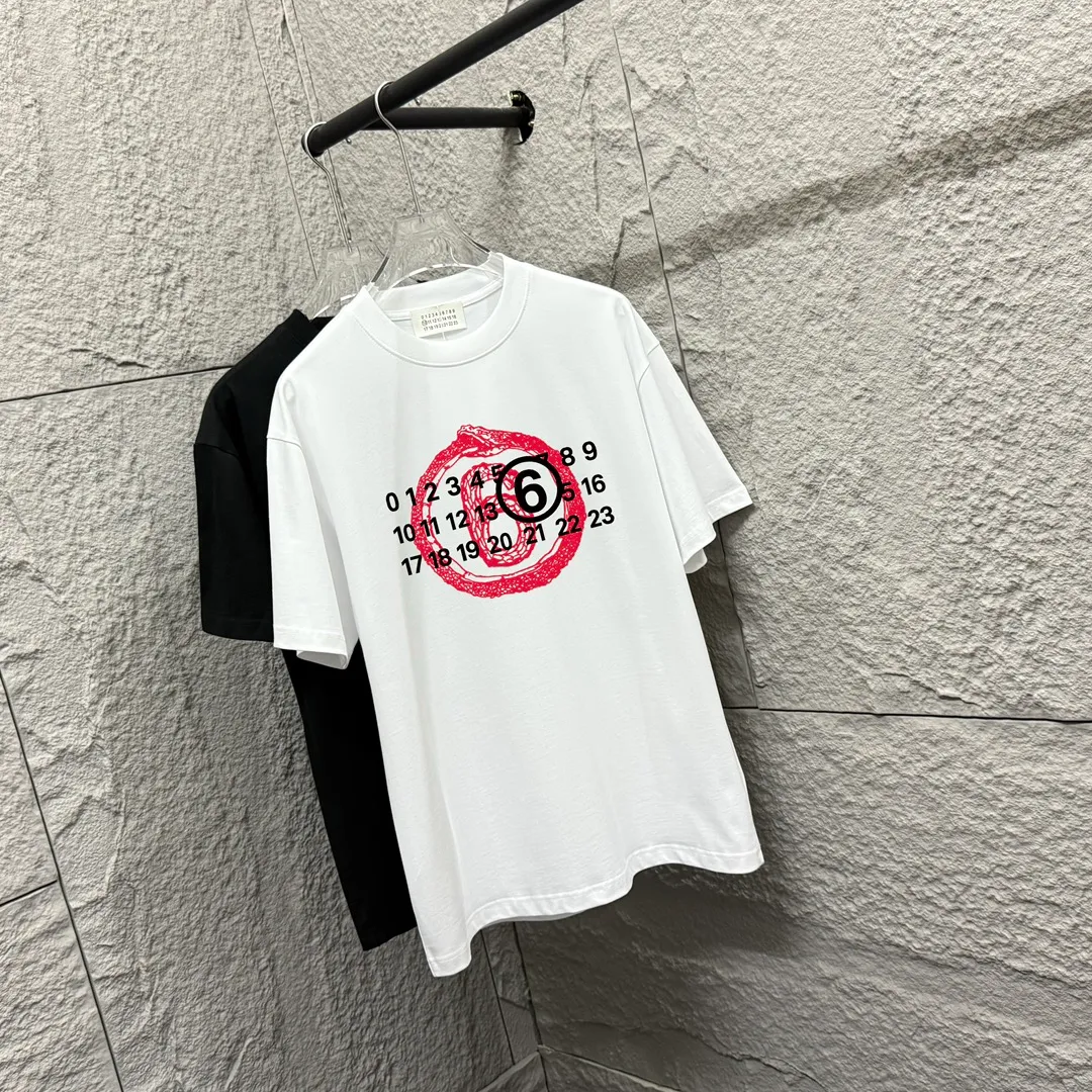 MM 6 *2025 New Arrival T 300 Same Style ：Black White Size： S （90-130 ） M （120-150 ） L （140-165 ） XL （160-180 ） XXL （180-210 ）